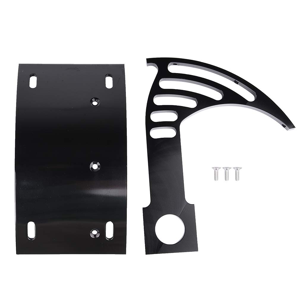 mkr様 Black Curved Swingarm Side Mount License Plate Tag Relocator